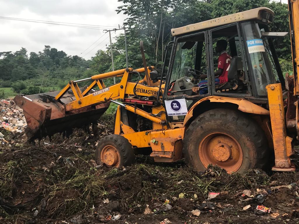 Zoomlion clears four refuse heaps in Western North 