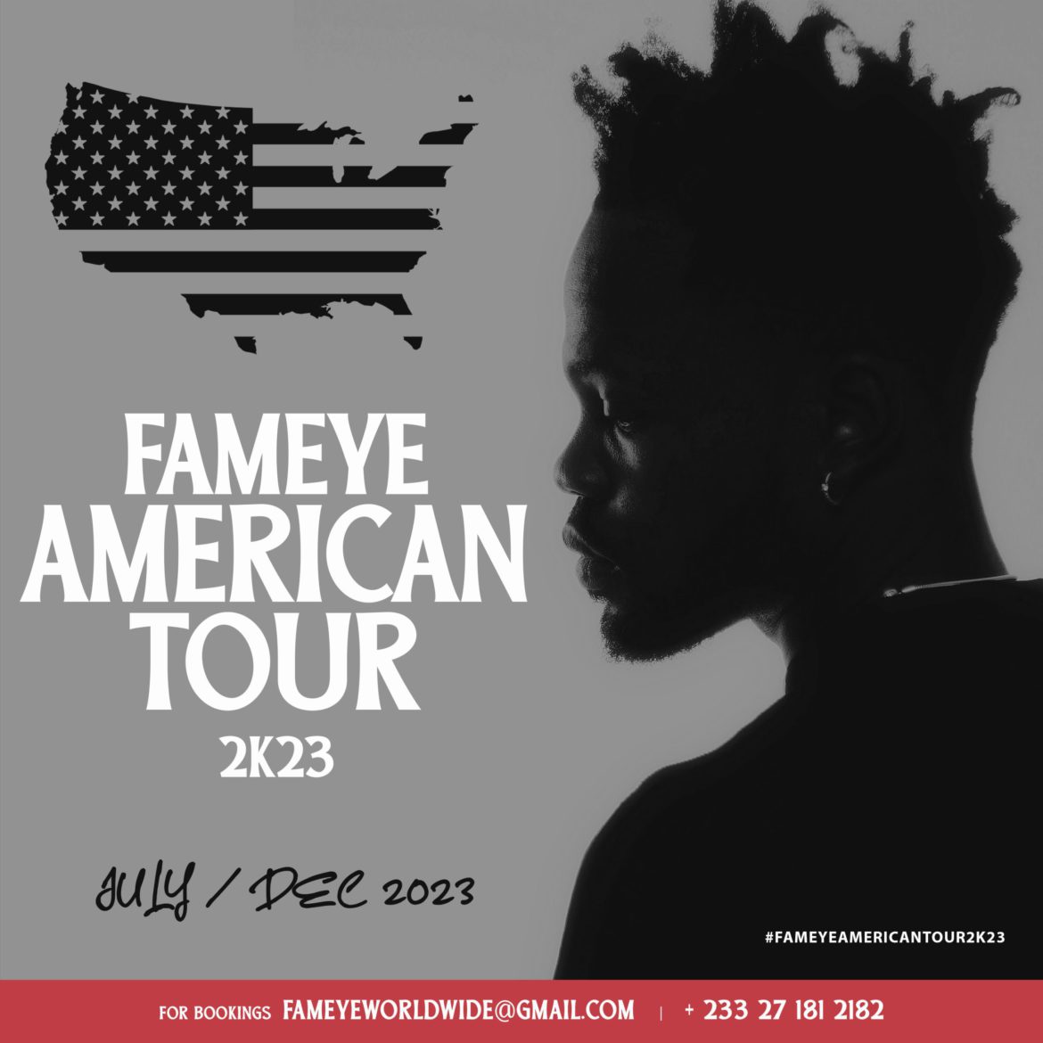 Fameye and his band Peter’s band to tour America from July to December 2023