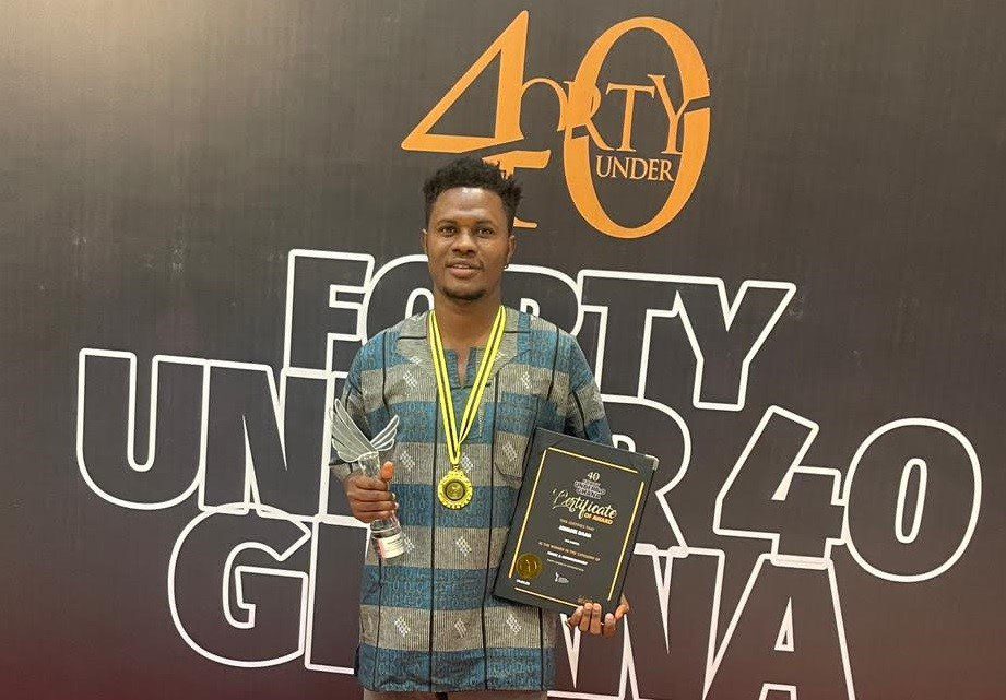 Forty Under 40 Awards  : Kwame Baah wins Best Music and Entertainment Personality