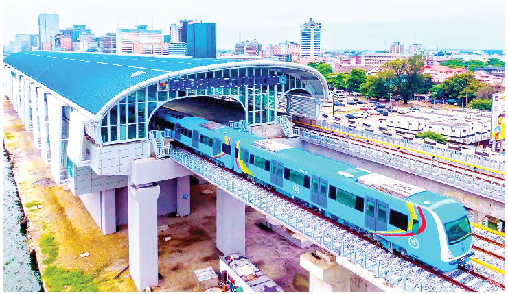 Lagos Blue Line Rail begins operations